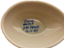 Lenox 1988 Easter Egg – Color Match 3rd Proof Sample – Rare Prototype