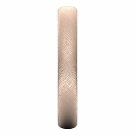 SIZE 15  3mm 10K Rose Gold Florentine Finish Wedding Band Ultra Light Weight