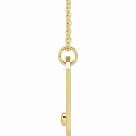 Leo 14K Yellow Gold Citrine & .0075 CTW Diamond Zodiac Constellation Necklace