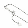 Adjustable 22" Inch 14k White Gold Rope Chain 1.0mm New FREE Shipping