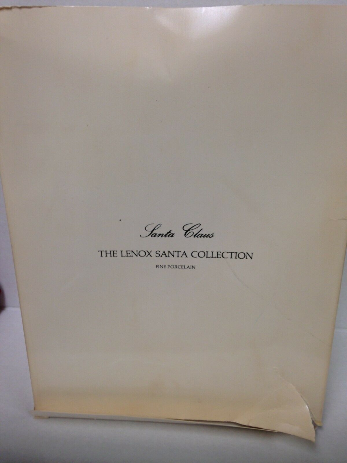 1990 Lenox Santa Claus The Lenox Santa Collection Handcrafted Fine Porcelain