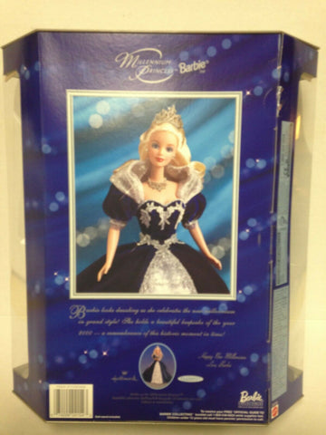 Image of Unopened Special 2000 Edition Millennium Princess Barbie and Keepsake Ornament