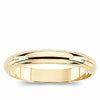 Size 4 or 5 - 14k Yellow Gold Half Round  Wedding Band 4.0mm Wide FREE Shipping