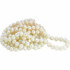 New WHITE Freshwater Cultured Pearl Rope Strand Necklace 72" Inches no Clasp