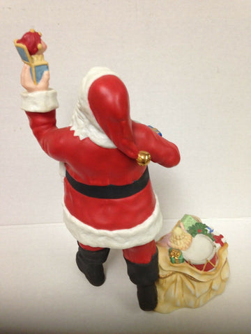 Image of 1990 Lenox Santa Claus The Lenox Santa Collection Handcrafted Fine Porcelain