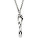 Image of Sterling Silver and Diamond Accented Pendant Necklace comes with 18" Chain New