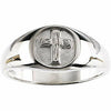 NEW The Rugged Cross Ring Sterling Silver Religious Band Size 11 FREE Shipping