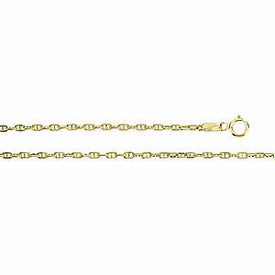 New 18" inch 14k Yellow Gold 1.75mm wide Anchor Chain Necklace FREE Shipping