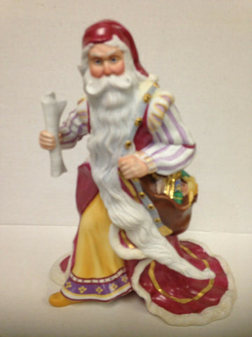 Image of 1992 Lenox Pere Noel Father Christmas The Lenox Santa Collection Handcrafted