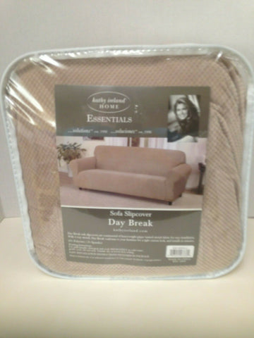 Image of New Beige Sofa Slipcover Day Break Kathy Ireland's Home Essentials Collection