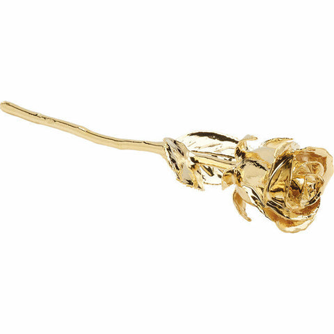 Image of Real Lacquered 24kt Gold Plated 12" Rose Bud FREE Shipping & Gift Box