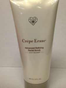 Crepe Erase Advanced Refining Facial Scrub FULL Size 6.0 fl oz w/ Trufirm Sealed