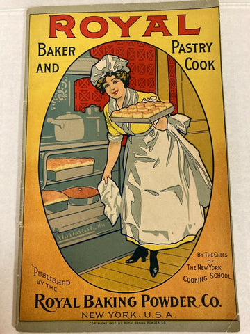 Image of 1902 ROYAL BAKING POWDER COOKBOOK Royal Baker And Pastry Cook Booklet